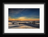 Sunrise On Winter Shoreline 2, Cape May National Seashore, NJ Fine Art Print