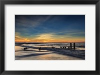 Sunrise On Winter Shoreline 2, Cape May National Seashore, NJ Fine Art Print