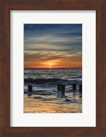 Sunrise On Winter Shoreline 3, Cape May National Seashore, NJ Fine Art Print