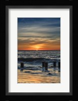Sunrise On Winter Shoreline 3, Cape May National Seashore, NJ Fine Art Print