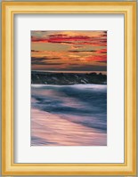 Sunrise On Winter Shoreline 5, Cape May National Seashore, NJ Fine Art Print