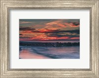 Sunrise On Winter Shoreline 6, Cape May National Seashore, NJ Fine Art Print
