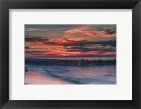 Sunrise On Winter Shoreline 6, Cape May National Seashore, NJ Fine Art Print