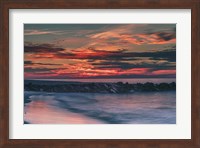 Sunrise On Winter Shoreline 6, Cape May National Seashore, NJ Fine Art Print