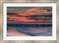 Sunrise On Winter Shoreline 6, Cape May National Seashore, NJ Fine Art Print