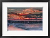 Sunrise On Winter Shoreline 6, Cape May National Seashore, NJ Fine Art Print