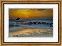 Sunrise On Ocean Shore 1, Cape May National Seashore, NJ Fine Art Print