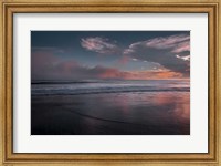 Sunset On Ocean Shore 3, Cape May National Seashore, NJ Fine Art Print