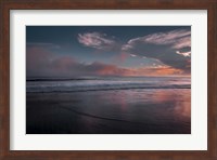 Sunset On Ocean Shore 3, Cape May National Seashore, NJ Fine Art Print