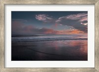 Sunset On Ocean Shore 3, Cape May National Seashore, NJ Fine Art Print