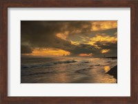 Sunrise On Ocean Shore 5, Cape May National Seashore, NJ Fine Art Print