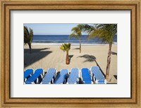 Stacked Beach Chairs, Monmouth Beach, NJ Fine Art Print