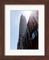 Empire State Building From Street Fine Art Print