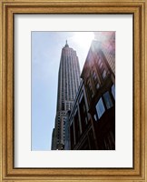 Empire State Building From Street Fine Art Print
