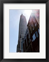 Empire State Building From Street Fine Art Print