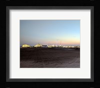 Boardwalk at Dusk, Wildwood NJ Framed Print