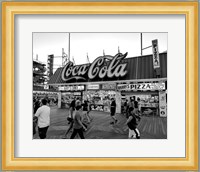 Coca Cola Sign - Boardwalk, Wildwood NJ (BW) Fine Art Print