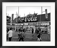 Coca Cola Sign - Boardwalk, Wildwood NJ (BW) Fine Art Print