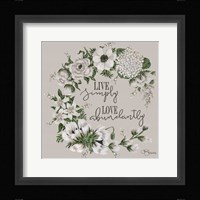 Live Simply Fine Art Print