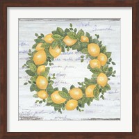 Lemon Wreath Fine Art Print