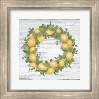 Lemon Wreath Fine Art Print