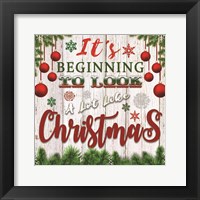 It's Beginning to Look a Lot Like Christmas Framed Print