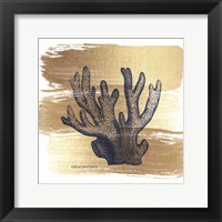 Brushed Gold Elkhorn Coral Fine Art Print
