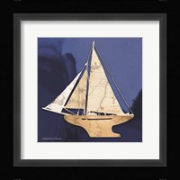Sailboat Blue I Framed Print
