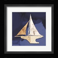 Sailboat Blue III Framed Print