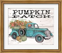 Pumpkin Patch Truck Fine Art Print