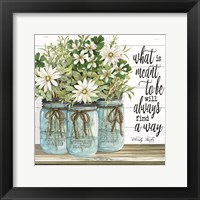Blue Jars - What is Meant to Be Fine Art Print