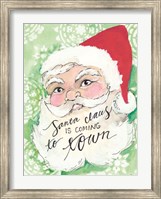 Santa is Coming to Town Fine Art Print