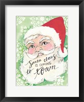 Santa is Coming to Town Fine Art Print