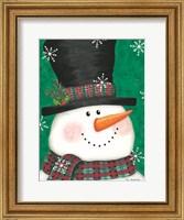 Portrait Snowman Fine Art Print