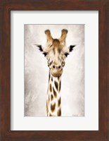 Geri the Giraffe Up Close Fine Art Print