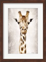 Geri the Giraffe Up Close Fine Art Print