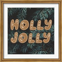 Gingerbread Holly Jolly Fine Art Print