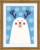 Snowflake Reindeer Fine Art Print