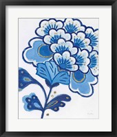 Flora Chinoiserie V Framed Print