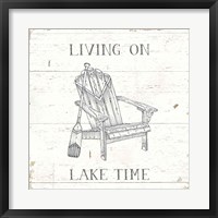 Lake Sketches IV Framed Print