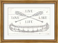 Lake Sketches III Fine Art Print