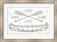 Lake Sketches III Fine Art Print