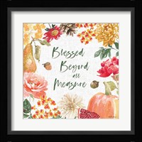 Harvest Bouquet III Framed Print