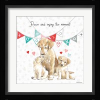Paws of Love III Framed Print