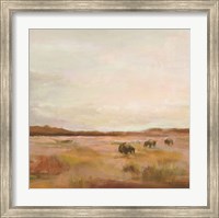 Buffalo Under Big Sky Warm Fine Art Print