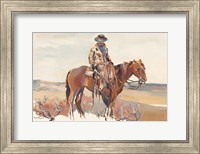 Western Rider Warm Fine Art Print
