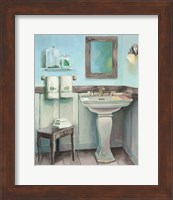 Cottage Sink Gray Fine Art Print