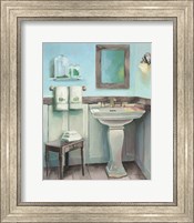 Cottage Sink Gray Fine Art Print