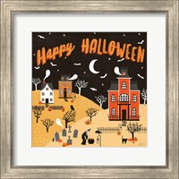 Spooky Village IV Happy Halloween Fine Art Print