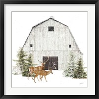 Wooded Holiday VI Framed Print